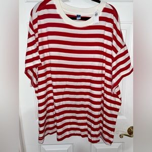 Womens old navy short sleeve top size 4X never worn w/ tags